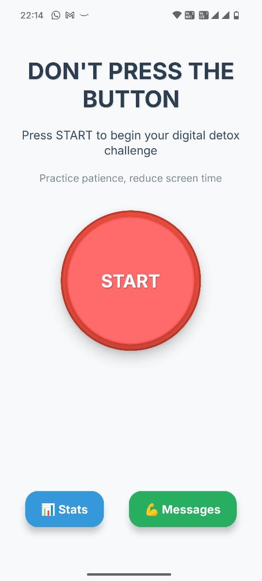 Don't Press The Button
